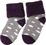 Lian LifeStyle 5 Pairs Children Viscose Dotted Crew Socks Random Color