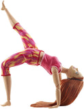 Barbie Made to Move Doll, Curvy, with 22 Flexible Joints Long Straight Red Hair Wearing Athleisure-wear for Kids 3 to 7 Years Old