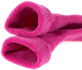 Lian LifeStyle Children 6 Pairs Pack Thick Wool Blend Crew Boot Socks Plain Color