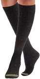 Lian LifeStyle Big Girls Women's 3 Pairs Cute Knee High Cotton Socks, Cozy Fluffy Fancy with a Wide Color and Size Range Size 6-9 LSBG8212-3p(Black)