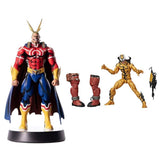 Dark Horse My Hero Academia: All Might Silver Age 11 Inch Figure + Venom 6-inch Collectible Action Figure Toy Phage Premium Design and 1 Accessory, Pack of 2