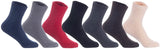 Lian LifeStyle Ultralight Men's 6 Pairs Breathable Wool Crew Socks Size 6-9