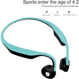 Lian LifeStyle Premium Bone Conduction Headphones Lightweight & Waterproof w/Mic & Bluetooth. Wireless Over Ear Headset for Adults and Kids, Suitable for Sports, Gaming, Travel or Office (Grey)