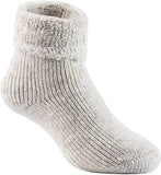 Lian LifeStyle 3 Pairs Father-Mother-Daughter Pack Extra Thick Wool Boot Socks Crew Plain Color LK01+LK02+LK03 (0Y-5Y)