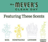 Mrs. Meyer's Clean Day Liquid Hand Soap Basil 12.5 Fl Oz (Pack of 1)