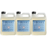 Hydrating Hand Soap Refill in Refreshing Rainwater Scent for any Soap Dispenser for Bathroom & Kitchen Essential Oils for Hand Wash Cruelty Free, 33 Fl OZ Per Bottle, 3 Bottles