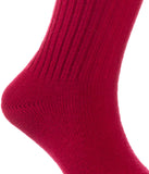 Lian LifeStyle Women's 3 Pairs Exceptional Non Slip, Cozy and Cool Knee High Wool Socks LFS05 Size 6-9 (Black, Red, Beige)