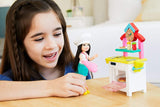 Barbie Chelsea Can Be Pizza Chef Playset with Brunette Chelsea Doll (6-In/15.24-cm), Pizza Oven, 2 Spice Shakers, Pizza Pan & More, Great Gift for Ages 3 Years Old & Up