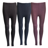 Lian LifeStyle Ultra Comfy Spandex Leggings for Women 3 Pair's | Teen & Juniors leggings - Breathable & Lightweight | Stretchy & Cool Active Wear: Workout Tights, Yoga Pants, Running Leggings | Perfect as Daily Basics, Color (Coffee,Navy,Wine)