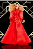 Barbie Collector Mattel 75th Anniversary Doll in Red Chiffon Gown, Blonde