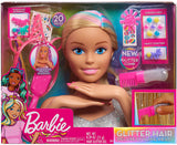 Barbie Deluxe 20-Piece Glitter and Go Styling Head, Blonde Hair and Unicorn Headband
