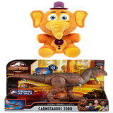 Five Nights at Freddy's Pizza Simulator - Orville Elephant Collectible Figure + Control ‘N Conquer Large Dinosaur Figure with Authentic Detail, Pack of 2