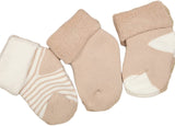 Lian LifeStyle Premium Unisex Children 3 Pairs Cotton Crew Socks Size 0-24M