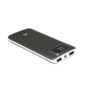Lian LifeStyle Exceptional Portable Phone Charger w/Dual USB Output - 20000 mAh Ultra High Capacity Power Bank, High-Speed Charging for iPhone, iPad, Samsung & Other Cell Phones - Y10 Grey