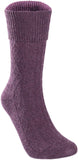 Lian LifeStyle Perfect Fit Women's Wool Crew Socks L1860 Size 6-9
