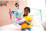 Barbie Dreamhouse Adventures Helicopter, Pink and Blue with Spinning Rotor, for 3 to 7 Year Olds