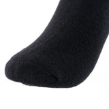 Lian LifeStyle Men's 3 Pairs Breathable Ultralight Wool Blend Crew Socks for All Season. High Performance & Extra Comfortable L-1802-M Black