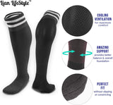 Lian LifeStyle Unisex Children 1 Pair Exceptional Knee High Sports Socks XL03 XS/S/M
