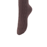Lovely Annie Women's 5 Pairs Incredible Durable Super Soft Unique Over Knee High Thigh High Cotton Socks Size 6-9 A1024 (Coffee)