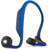 Lian LifeStyle Premium Bone Conduction Headphones Lightweight & Waterproof w/Mic & Bluetooth. Wireless Over Ear Headset for Adults and Kids, Suitable for Sports, Gaming, Travel or Office (Grey)