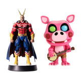 Dark Horse My Hero Academia: All Might Silver Age 11 Inch Figure + Games:Five Nights at Freddy's Pizza Simulator - Pigpatch Collectible Figure, Pack of 2