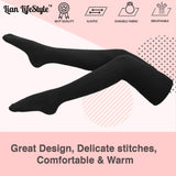 Lian LifeStyle Women's 1 Pair Adorable Knee High Cotton Socks JMYP1025 Size 6-9