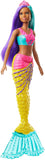 Barbie Dreamtopia Mermaid Doll, 12-inch, Teal and Purple Hair, multi