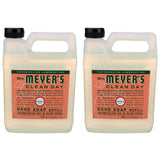 Moisturizing Hand Soap Refill for any Soap Dispenser for Bathroom & Kitchen - Liquid Soap w/ Essential Oils for Hand Wash - Cruelty Free Eco Friendly Products- Geranium Scent in 33 Fl OZ Per Pack, Pack of 2