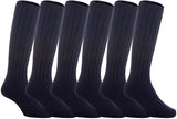 Lian LifeStyle Fascinating Children's 6 Pairs Knee High Wool Socks Size 0Y-6Y