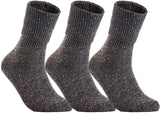 Lian LifeStyle Big Girl's Women's 3 Pairs Knee High Wool Socks HR1412 Size 6-9