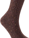 Lian LifeStyle Big Girl's Women's 4 Pairs Knee High Wool Socks HR1412 Size 6-9