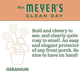 Mrs. Meyers Liquid Hand Soap Refill Liquid 33 Oz Geranium Scent