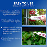 Sapphire Labs Nectar Fortress Natural Ant Repellent; Multi-Purpose Clear Gel Ant Guard for Hummingbird Feeders