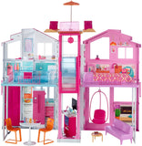 Barbie 3-Story House with Pop-Up Umbrella
