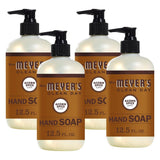 Effective Liquid Hand Soap for Daily Use Natural Hand Soap w/ Essential Oils for Hand Wash Cruelty Free Eco Friendly Product Acorn Spice Scented Soap 12.5 FL OZ Per Bottle, 4 Bottles