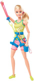 Barbie Olympic Games Tokyo 2020 Sport Climber Doll with Uniform, Tokyo 2020 Jacket, Medal, Harness, Weight and Climbing Clips for Ages 3 and Up, Multicolor