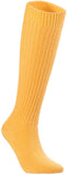 Lian LifeStyle Women's 3 Pairs Exceptional Non Slip, Cozy and Cool Knee High Wool Socks LFS05 Size 6-9 (Grey, Navy, Yellow)
