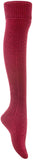 Lian LifeStyle Women's 1 Pair Adorable Knee High Cotton Socks JMYP1025 Size 6-9