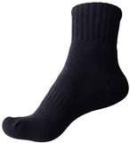 Lian LifeStyle Children's 6 Pairs Premium Cotton Crew Socks Size (5Y-15Y) JH0108