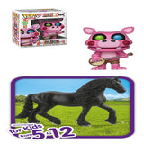 Games:Five Nights at Freddy's Pizza Simulator - Pigpatch Collectible Figure + Horse Club Animal Figurine Horse Toys for Girls and Boys, Pack of 2