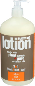 Everyone Lotion, Citrus and Mint, 32 Fl Oz, Pack of 1
