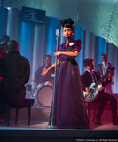 Barbie Inspiring Women Series Ella Fitzgerald Collectible Doll, 12-in, Wearing Purple Gown, with Microphone, Doll Stand and Certificate of Authenticity