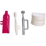 Barbie Dentist Doll, Blonde, and Playset with Blonde Patient Small Doll