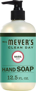Mrs. Meyer's Clean Day Liquid Hand Soap Basil 12.5 Fl Oz (Pack of 1)