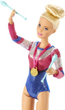 Barbie Gymnastics Playset: Barbie Doll with Twirling Feature, Balance Beam, 15+ Accessories for Ages 3 and Up