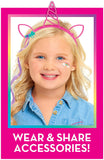 Barbie Deluxe 20-Piece Glitter and Go Styling Head, Blonde Hair and Unicorn Headband