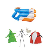 The Nightmare Before Christmas Deluxe Lighted Action Figure Box Set + Super Soaker Twin Tide, Pack of 2