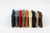 Lian LifeStyle Big Girl's Women's 5 Pairs Gorgeous Wool Blend Socks, Comfortable & Cozy | Durable & Breathable Crew Socks L1853 Size 6-9 5P5C-1