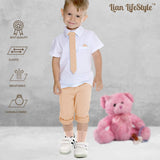 Lian LifeStyle Fascinating Children's 1 Pair Knee High Wool Blend Boot Socks Resistant, Comfortable and Health Focused FS02 Size M (2-4Y) (Beige)