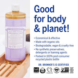 Dr. Bronnerâ€™s - Pure-Castile Liquid Soap (Lavender) - Made with Organic Oils, 18-in-1 Uses: Face, Body, Hair, Laundry, Pets and Dishes, Concentrated, Vegan, Non-GMO